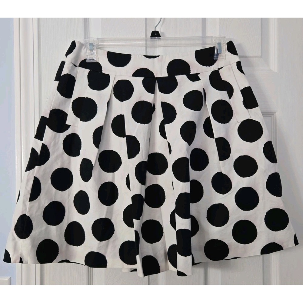 Ellavie Womans Skirt Size 12 Knee Length Pokadots